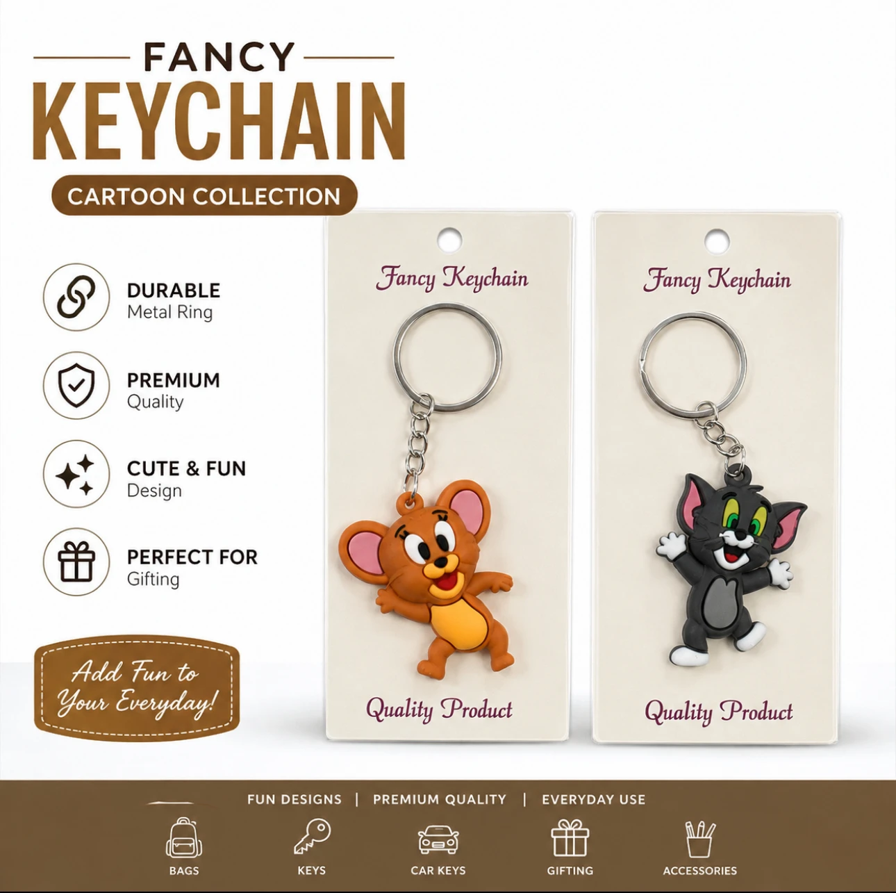 Jerry keychain card pack