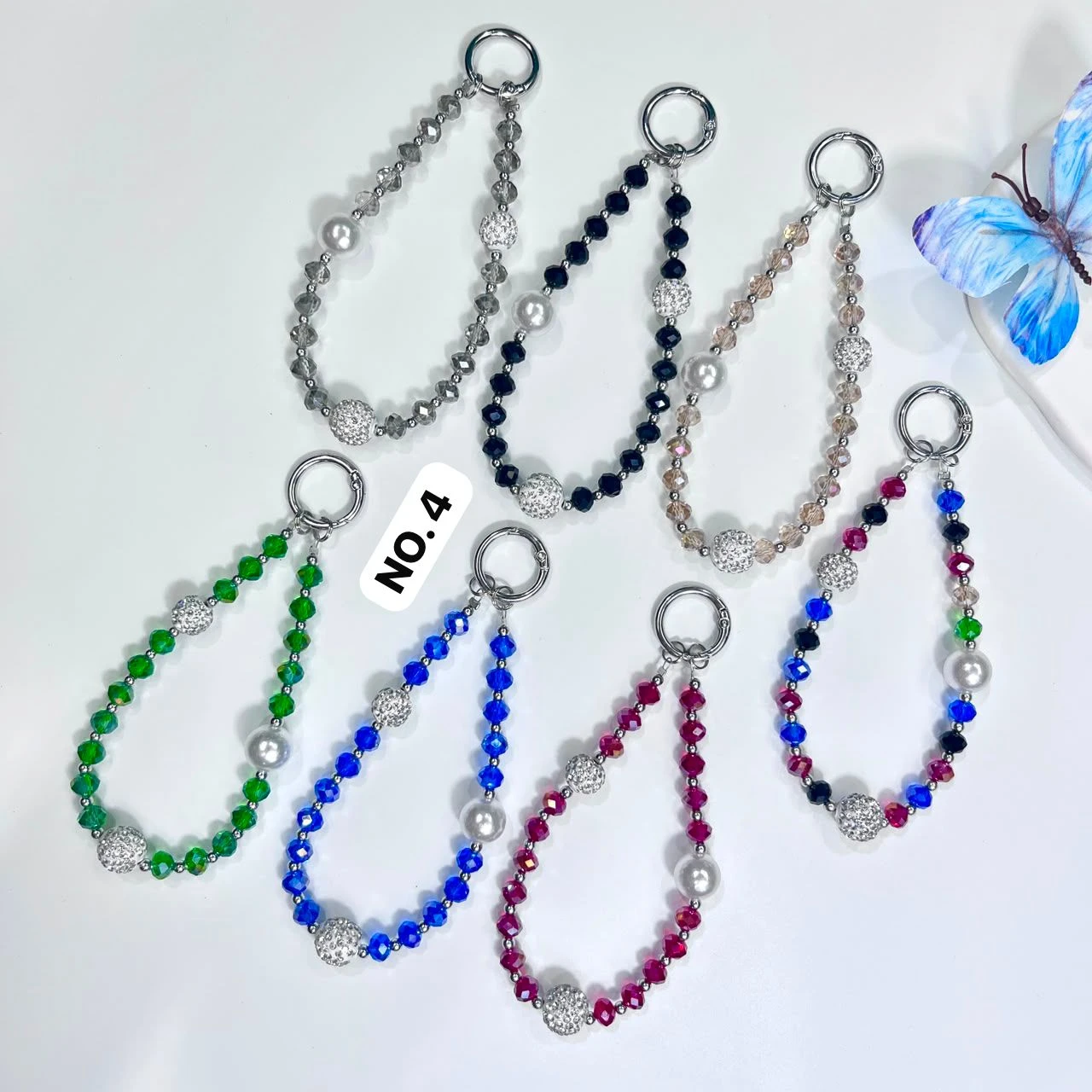 NO.  4 Glass Beads Charms