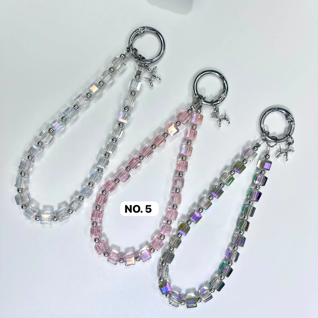NO.  5 Glass Beads Charms