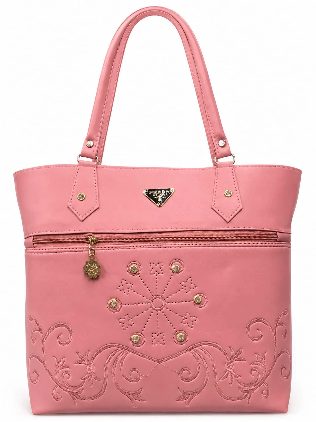 Pink Grace Embroidered Handbag (6 DIFFERENT COLOUR)