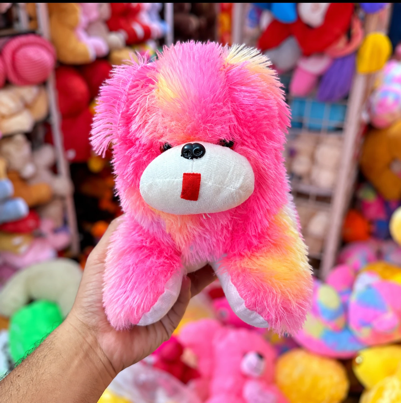 Pink Cuddly Monkey Soft Toy