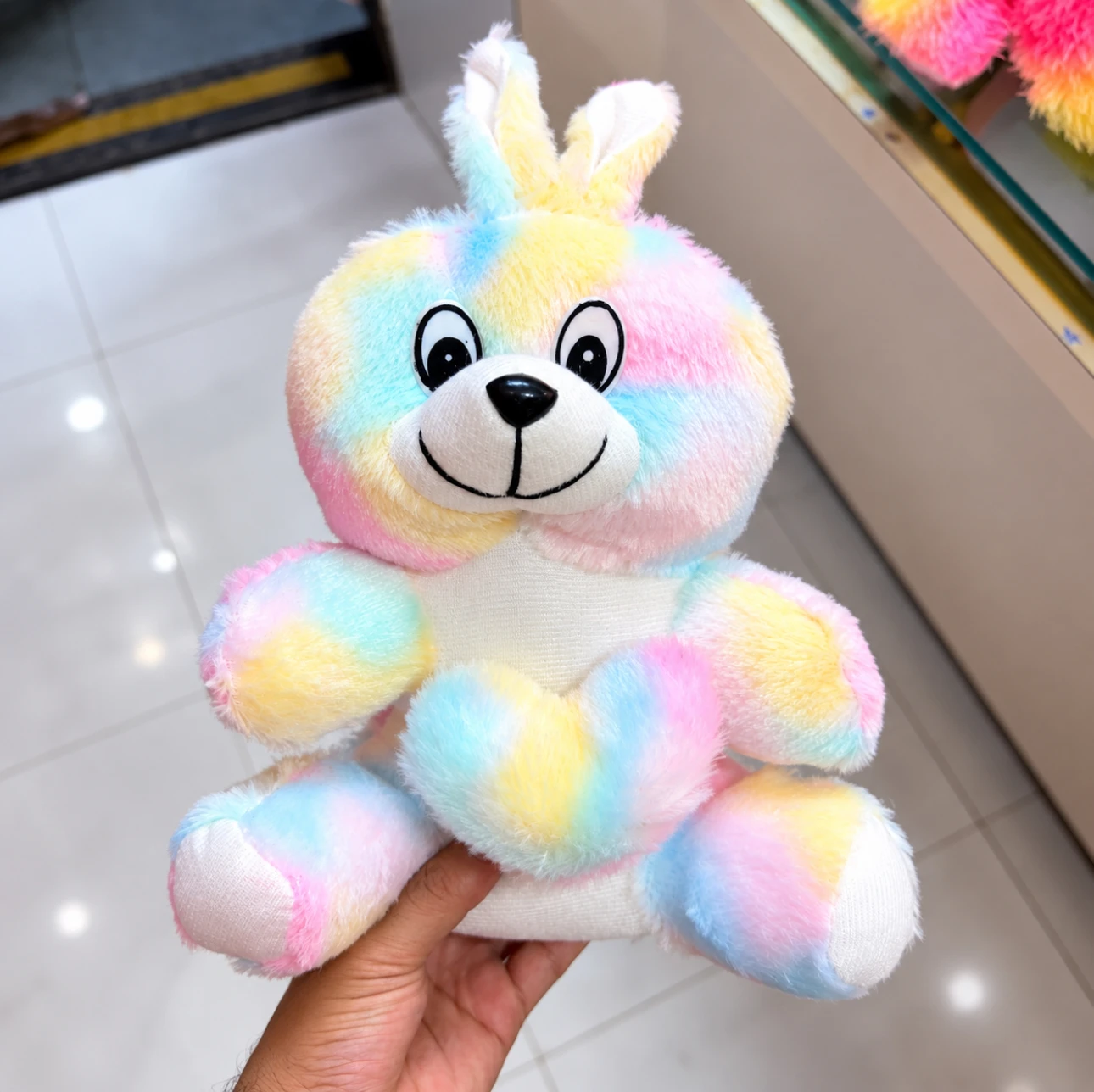 Rainbow Bunny Plush Soft Toy