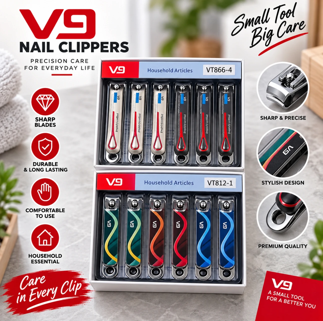 V9 nail clipper small size
