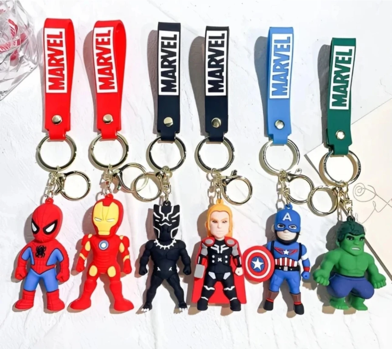 avangers big size silicone keychain