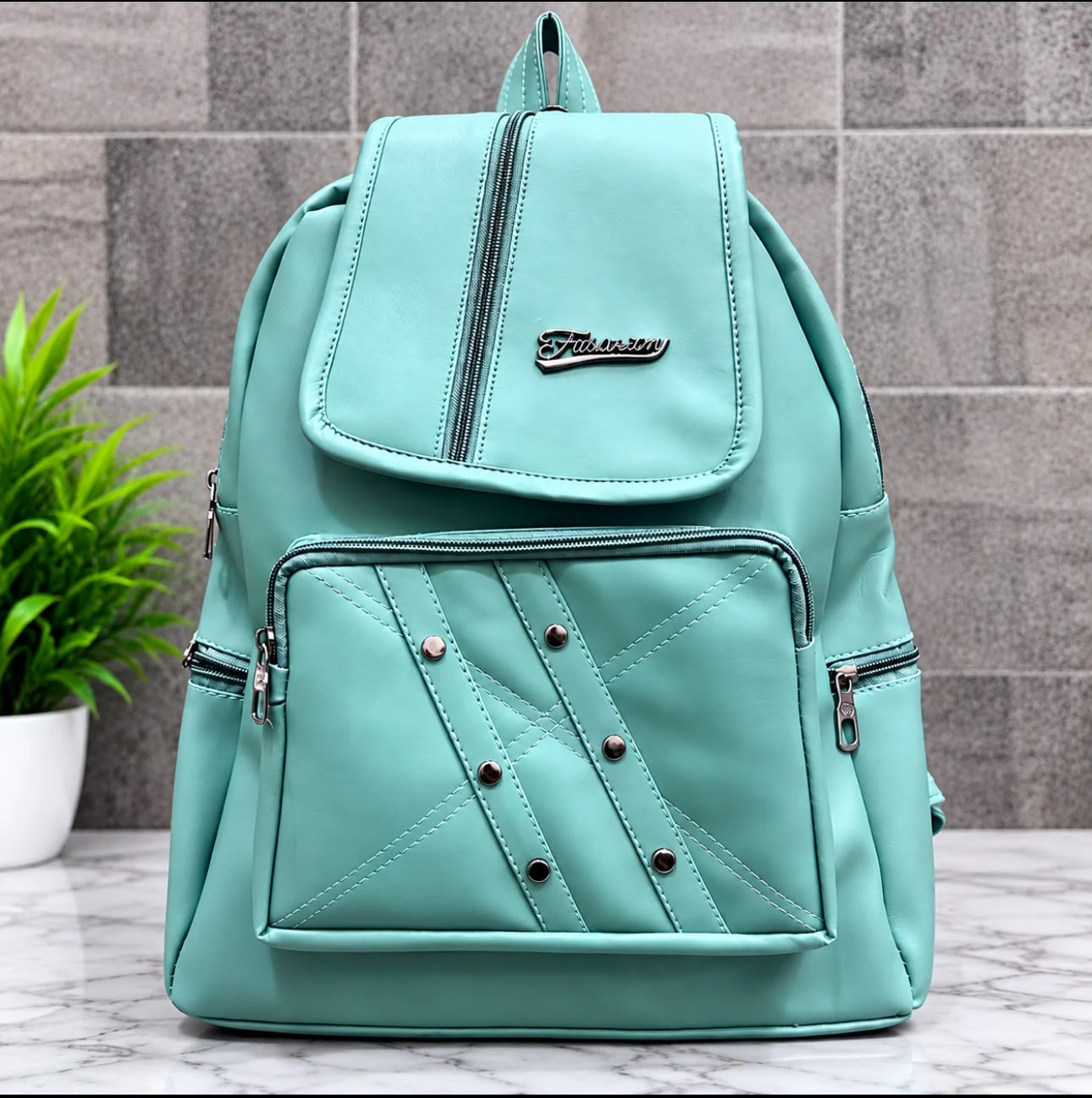 Stylish Travel & Daily Use Premium Soft Leather Backpack