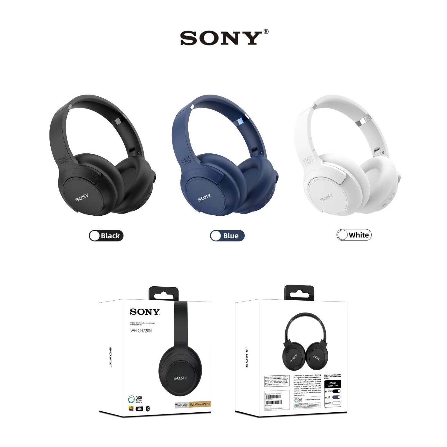 SONY WH-CH720N High Quality Wireless Headphone