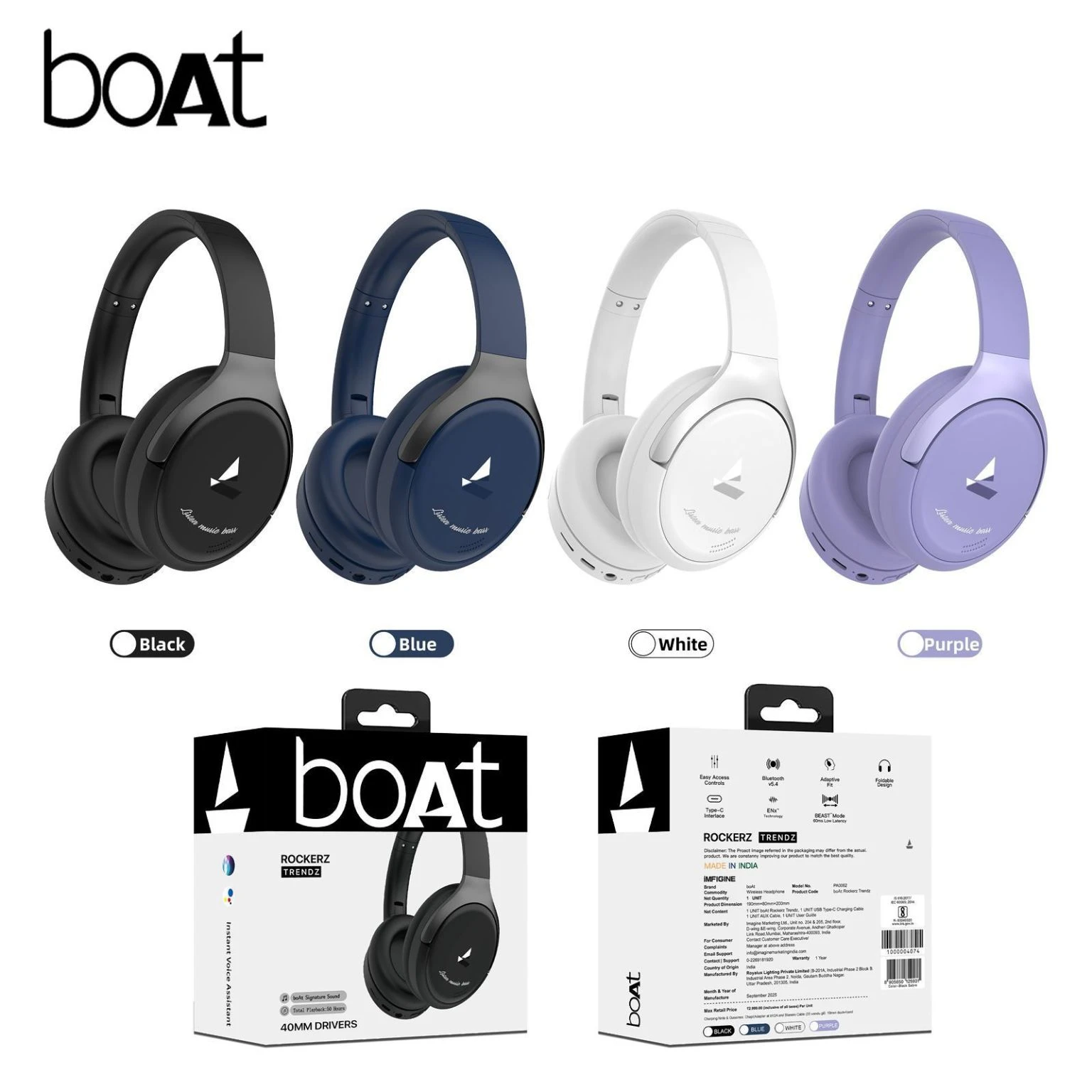 Rockerz Trendz High Quality Wireless Headphone