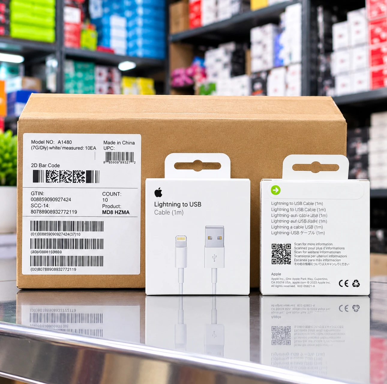 iphone 7g (usb to iphone ) new packing